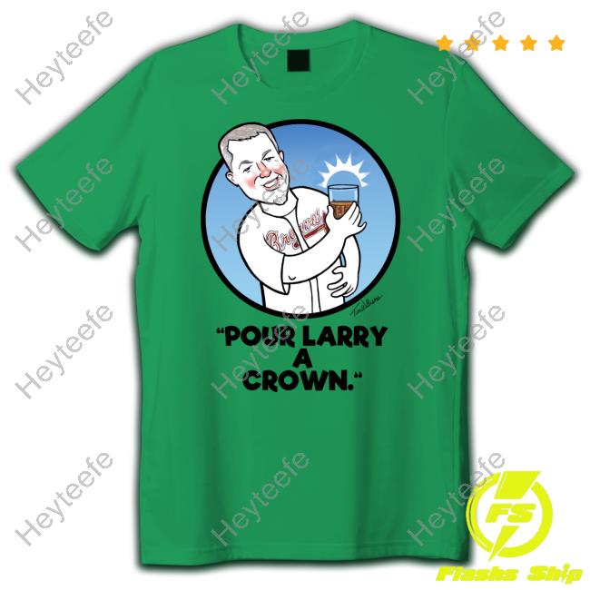 Chipper Jones Pour Larry A Crown T-Shirt